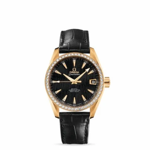 Omega Seamaster Aqua Terra 150M Co-Axial 38.5 Yellow Gold / Diamond / Black 231.58.39.21.51.002 (23158392151002)